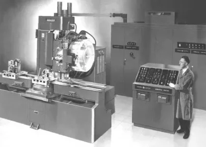 Evolution of cnc machinery. Old fashioned cnc