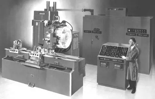 Evolution of cnc machinery. Old fashioned cnc