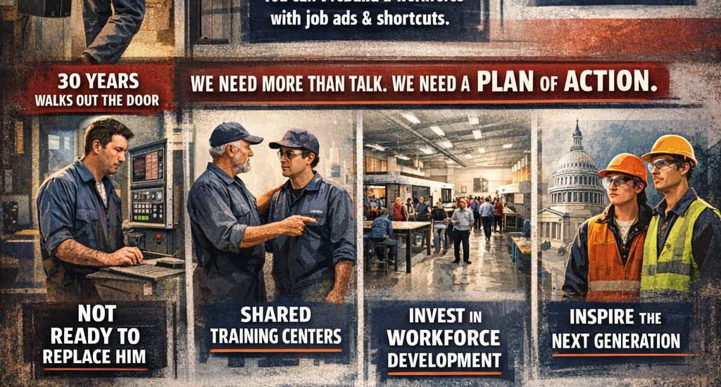 Manufacturing workforce crisis showing we need action