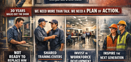 Manufacturing workforce crisis showing we need action